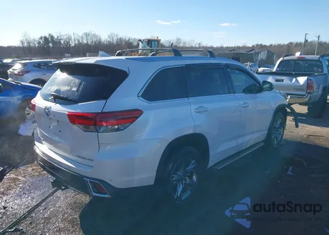 2018 Toyota Highlander Limited Platinum from USA, damaged, VIN 5TDDZRFH6JS819361